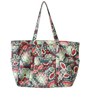 Vera Bradley Nomadic Floral Quilted Get Carried Away Tote